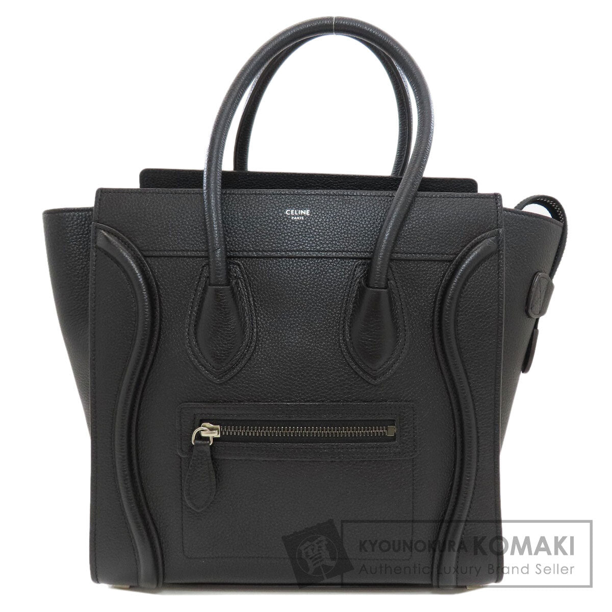 CELINE Luggage micro Handbag Calf Ladies [Used]