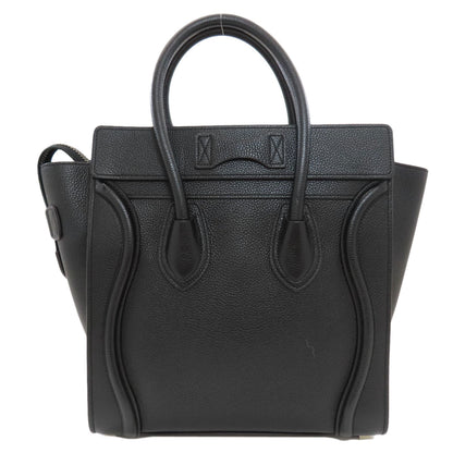 CELINE Luggage micro Handbag Calf Ladies [Used]