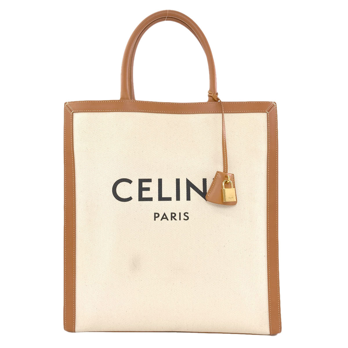 CELINE vertical cover large Tote Bag Canvas Ladies [Used]