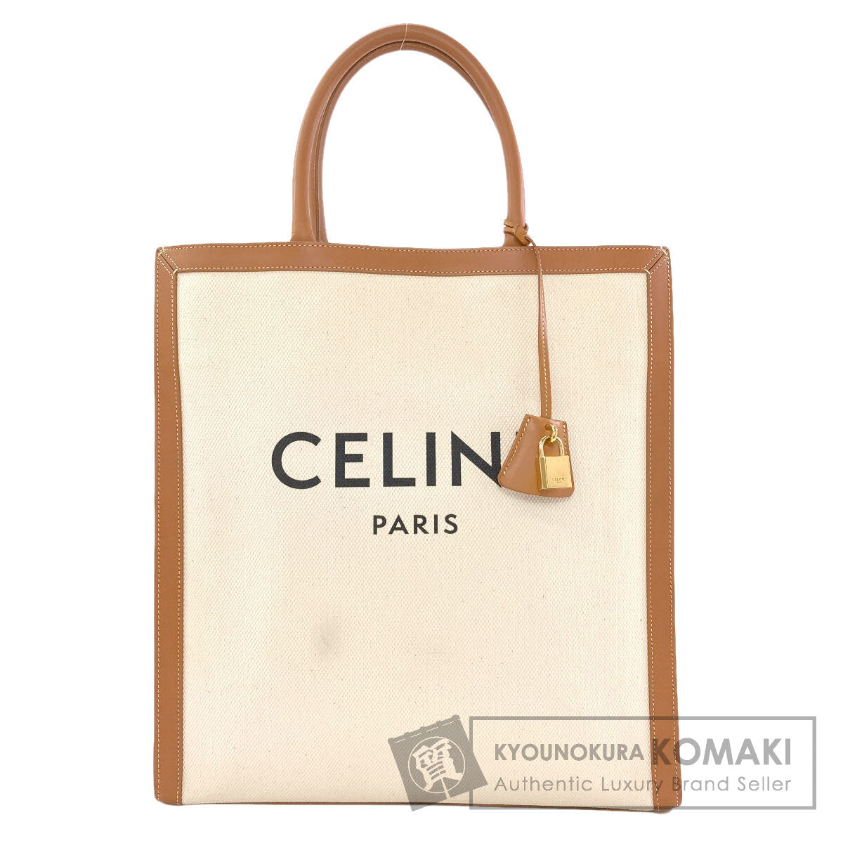 CELINE vertical cover large Tote Bag Canvas Ladies [Used]