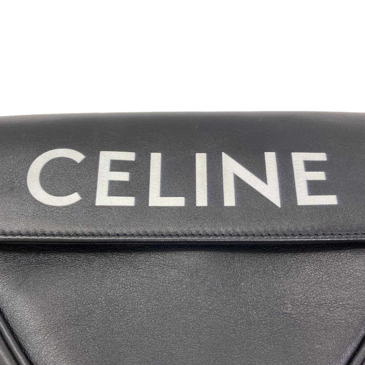 CELINE Triangle Shoulder Bag Calf Ladies [Used]