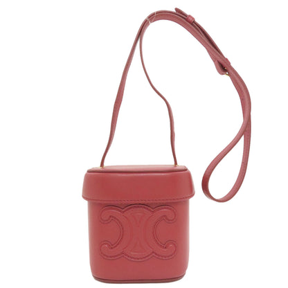 CELINE Small Box Cuile Shoulder Bag Calf Ladies [Used]