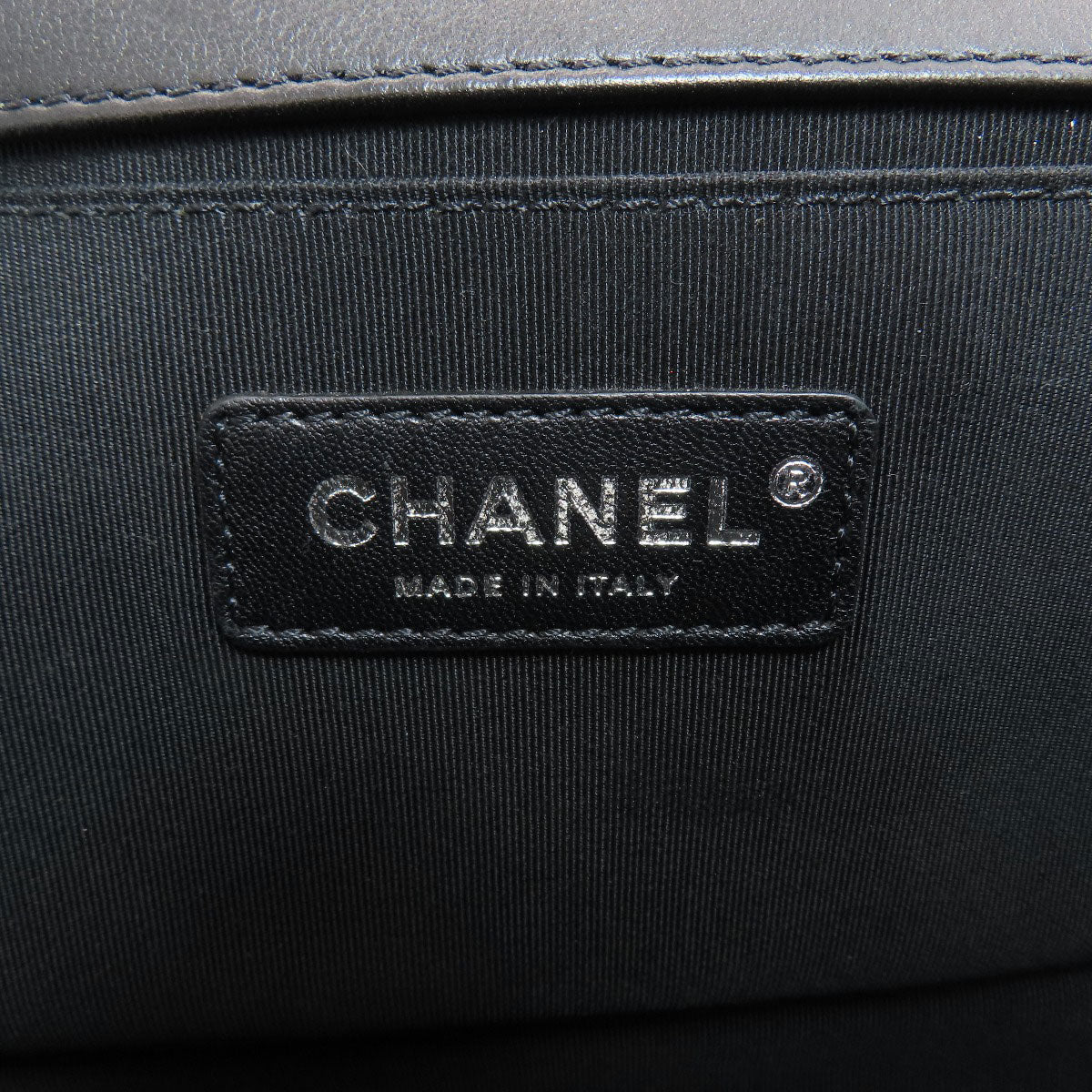 CHANEL Boy Chanel SilverHardware Shoulder Bag Calf Ladies [Used]