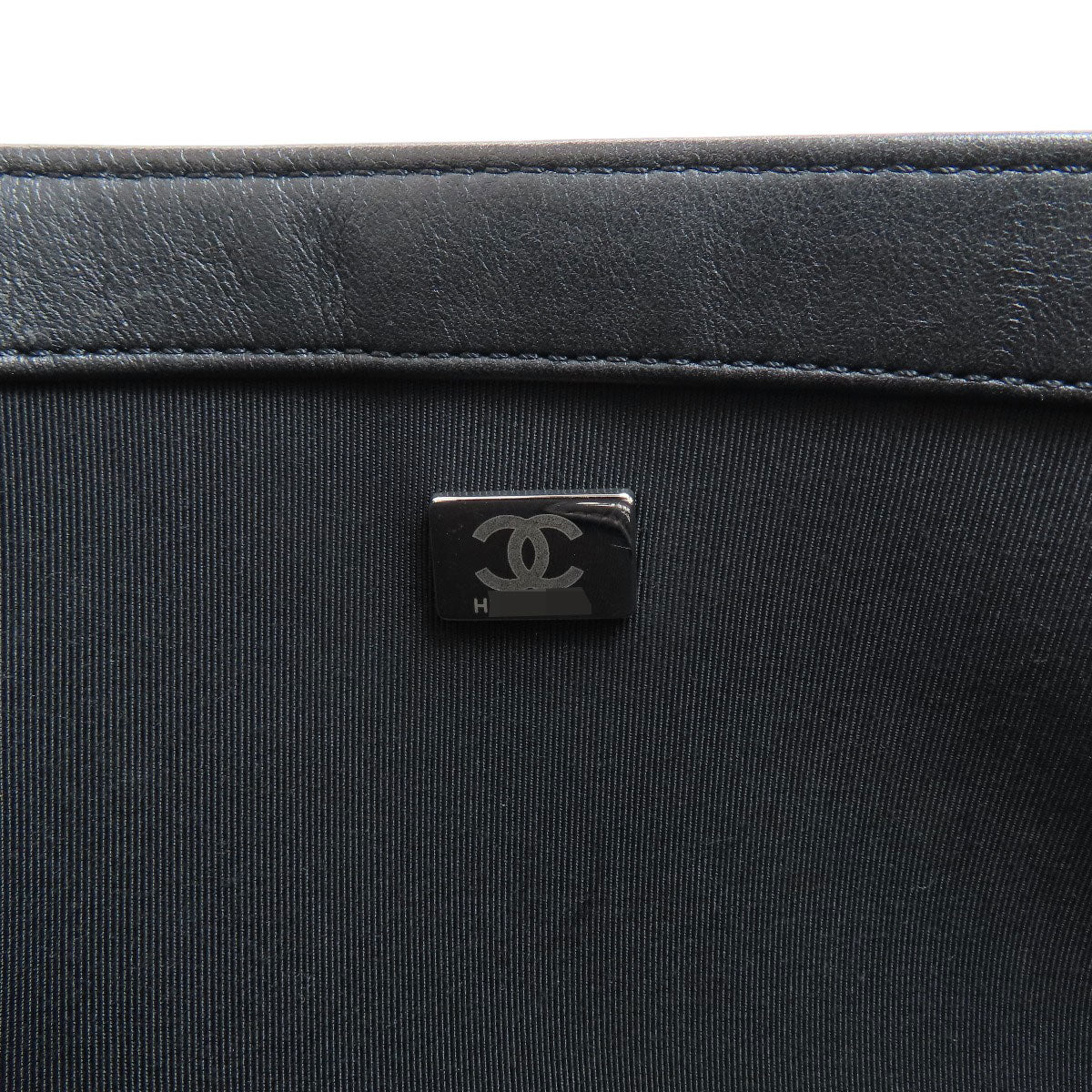 CHANEL Boy Chanel SilverHardware Shoulder Bag Calf Ladies [Used]