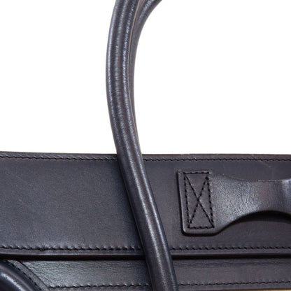 CELINE Luggage Micro Tricolor Handbag Calf Ladies [Used]