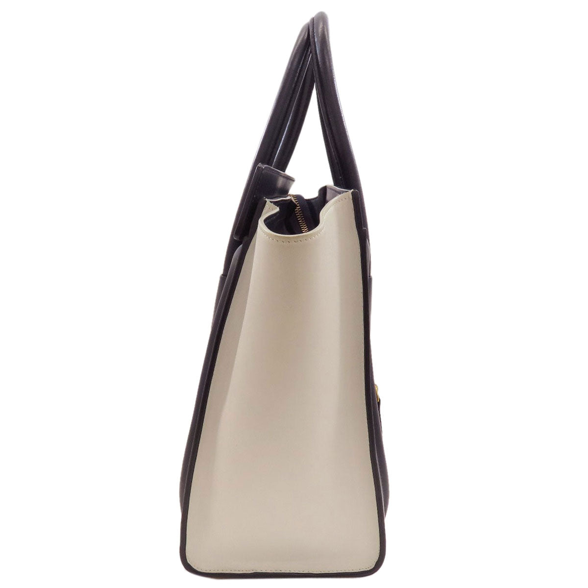 CELINE Luggage Micro Tricolor Handbag Calf Ladies [Used]