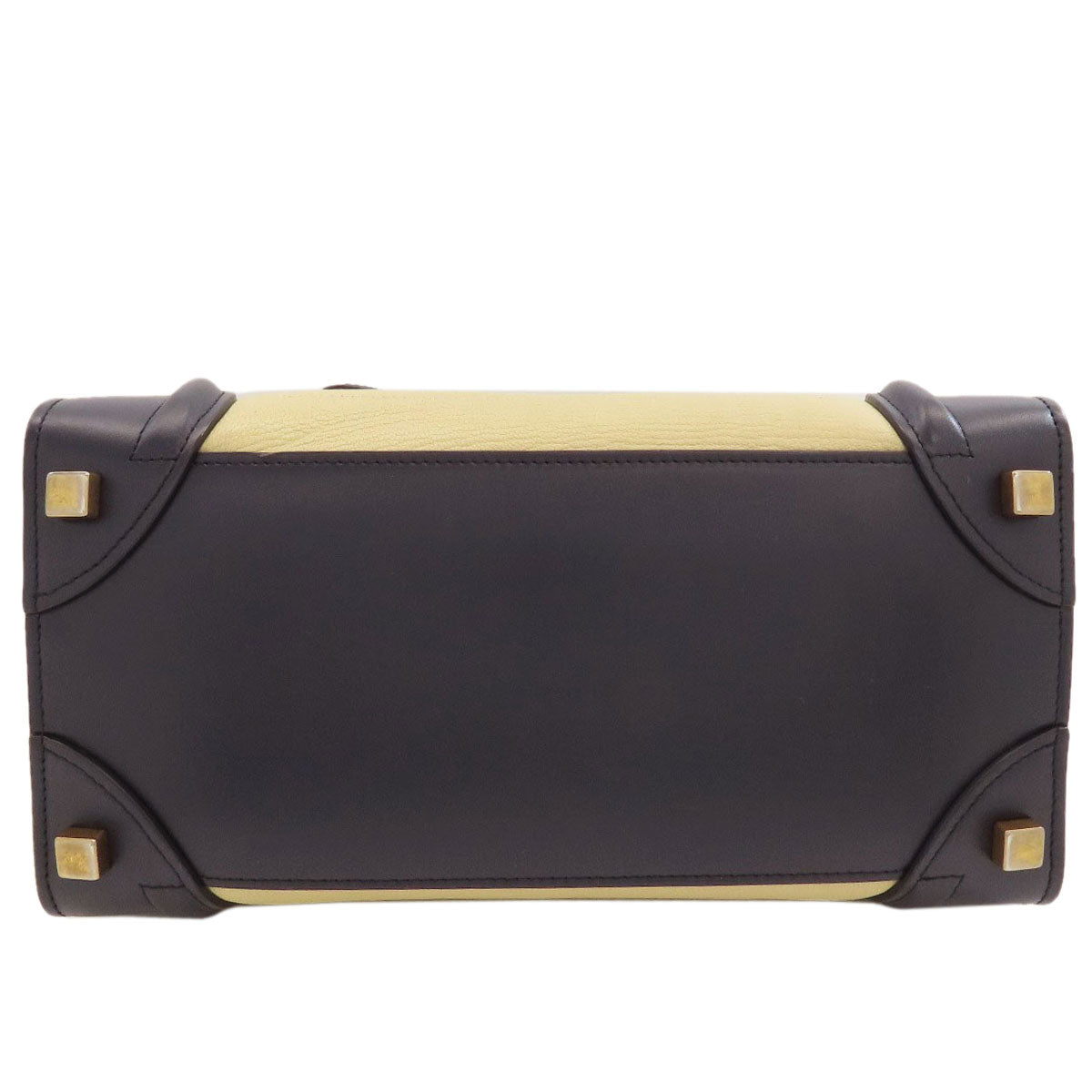 CELINE Luggage Micro Tricolor Handbag Calf Ladies [Used]
