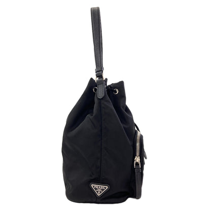 PRADA Badge Heart Lightning 2WAY Handbag Nylon Ladies [Used]