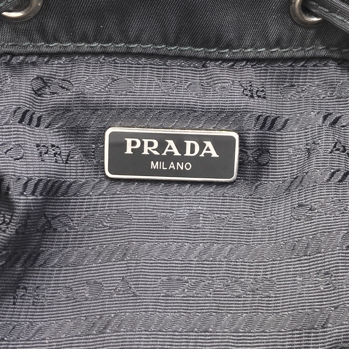 PRADA Badge Heart Lightning 2WAY Handbag Nylon Ladies [Used]
