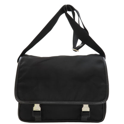 PRADA Long Shoulder Logo Hardware Shoulder Bag Nylon Ladies [Used]