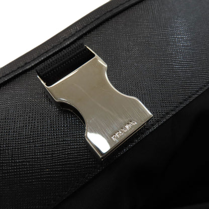 PRADA Long Shoulder Logo Hardware Shoulder Bag Nylon Ladies [Used]
