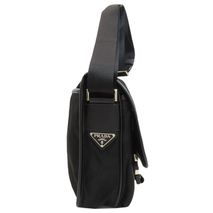 PRADA Long Shoulder Logo Hardware Shoulder Bag Nylon Ladies [Used]