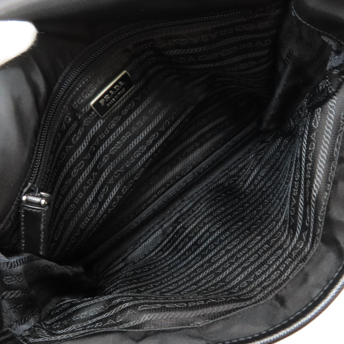 PRADA Long Shoulder Logo Hardware Shoulder Bag Nylon Ladies [Used]