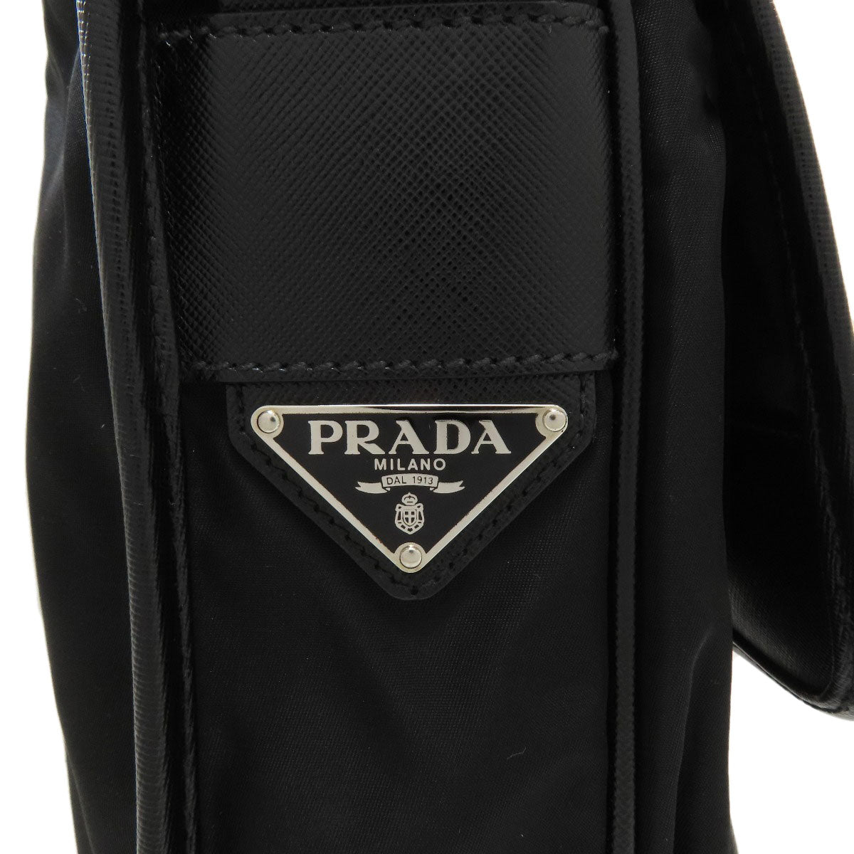 PRADA Long Shoulder Logo Hardware Shoulder Bag Nylon Ladies [Used]