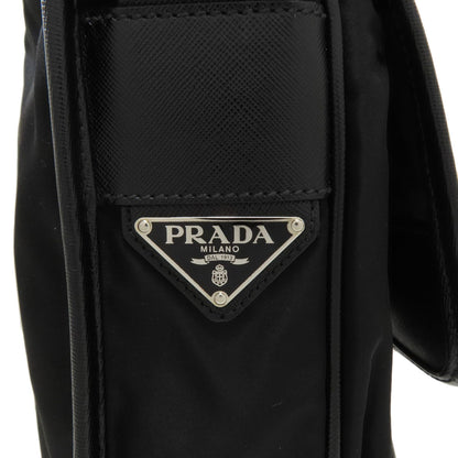 PRADA Long Shoulder Logo Hardware Shoulder Bag Nylon Ladies [Used]
