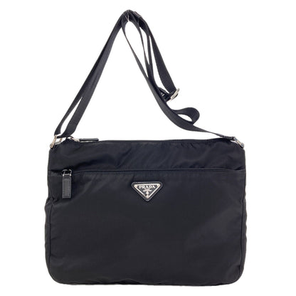 PRADA Long Shoulder Logo Hardware Shoulder Bag Nylon Ladies [Used]