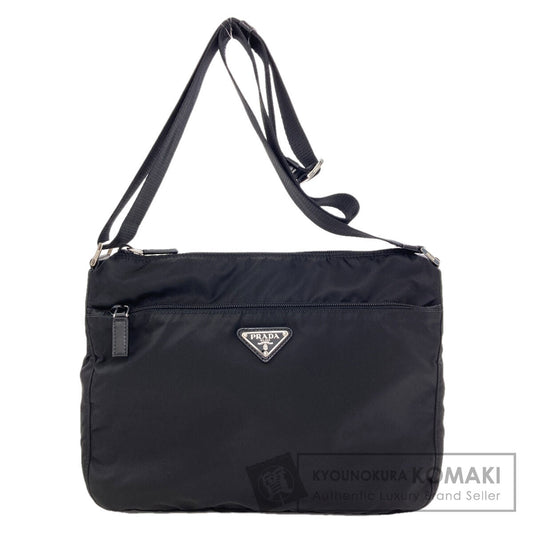 PRADA Long Shoulder Logo Hardware Shoulder Bag Nylon Ladies [Used]