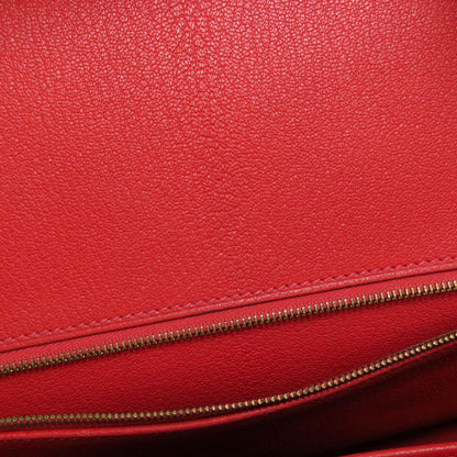 HERMES Birkin 35 Rouge Casaque GoldHardware Handbag Epsom Ladies [Used]