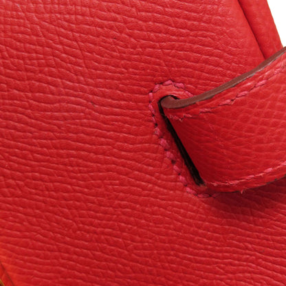 HERMES Birkin 35 Rouge Casaque GoldHardware Handbag Epsom Ladies [Used]