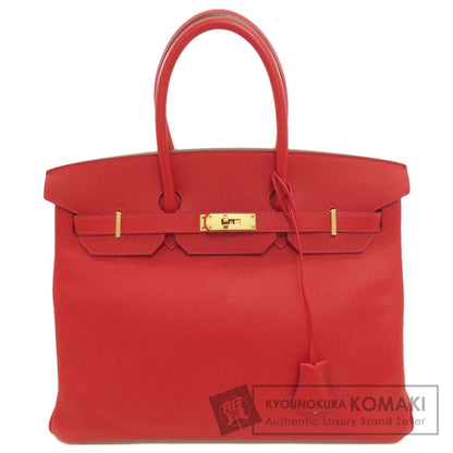 HERMES Birkin 35 Rouge Casaque GoldHardware Handbag Epsom Ladies [Used]