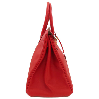 HERMES Birkin 35 Rouge Casaque GoldHardware Handbag Epsom Ladies [Used]