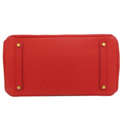 HERMES Birkin 35 Rouge Casaque GoldHardware Handbag Epsom Ladies [Used]