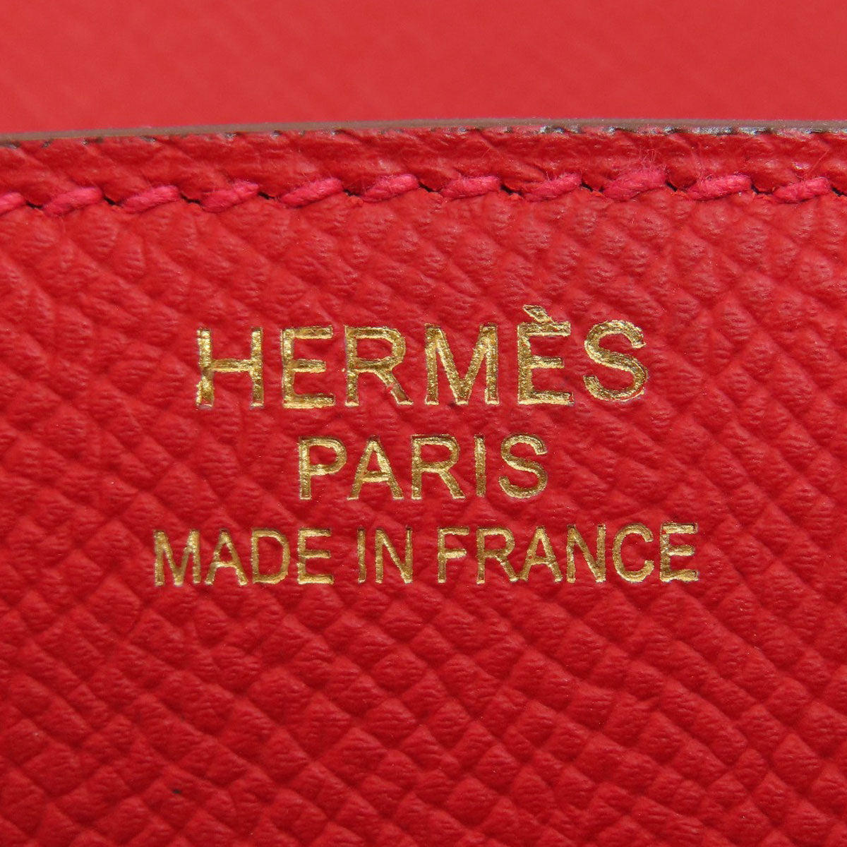 HERMES Birkin 35 Rouge Casaque GoldHardware Handbag Epsom Ladies [Used]