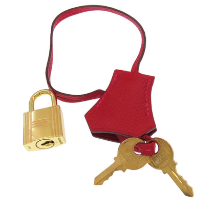 HERMES Birkin 35 Rouge Casaque GoldHardware Handbag Epsom Ladies [Used]