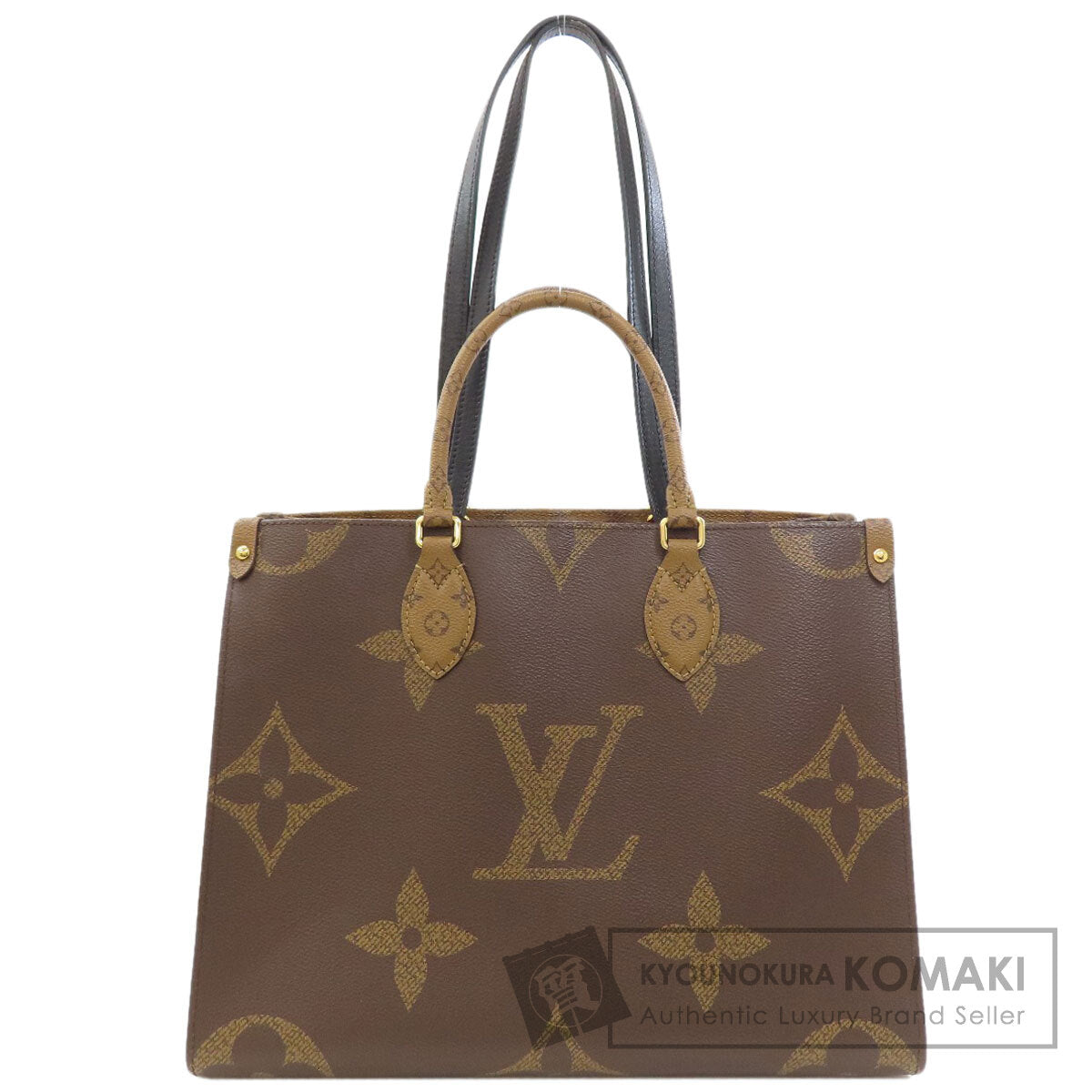 LOUIS VUITTON M45321 On the Go MM Tote Bag Monogram reverse Ladies [Used]