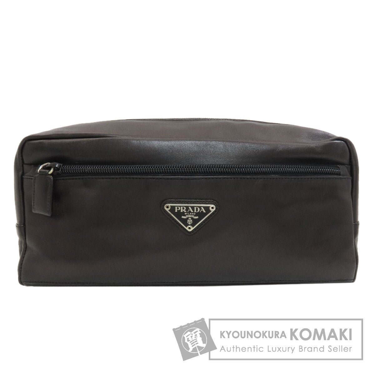 PRADA Logo Hardware business bag Calf mens [Used]