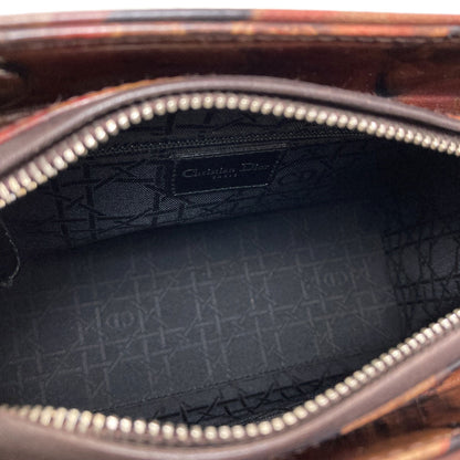 CHRISTIAN DIOR Lady Dior 2WAY Handbag Patent leather Ladies [Used]