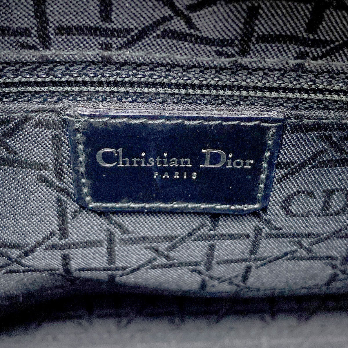 CHRISTIAN DIOR Lady Dior 2WAY Handbag Patent leather Ladies [Used]