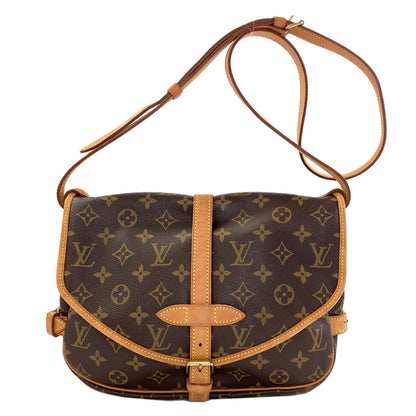 LOUIS VUITTON M42256 Saumur 30 Shoulder Bag Monogram canvas Ladies [Used]