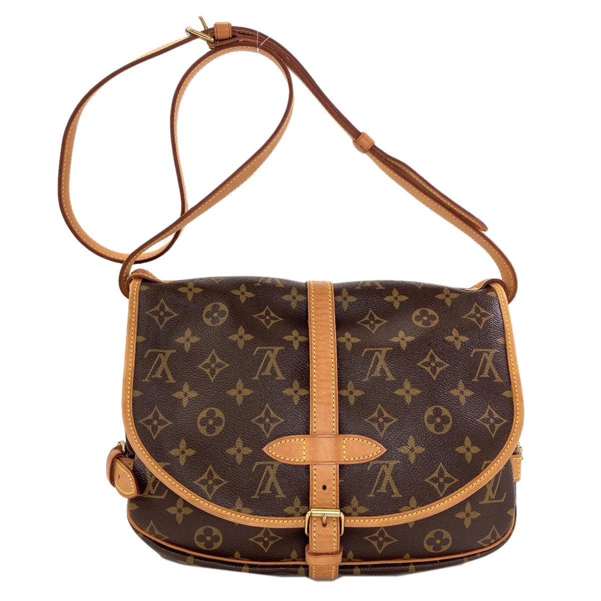 LOUIS VUITTON M42256 Saumur 30 Shoulder Bag Monogram canvas Ladies [Used]