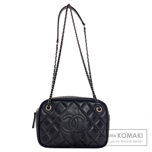 CHANEL Ballerina COCO Mark SilverHardware Shoulder Bag Calf Ladies [Used]