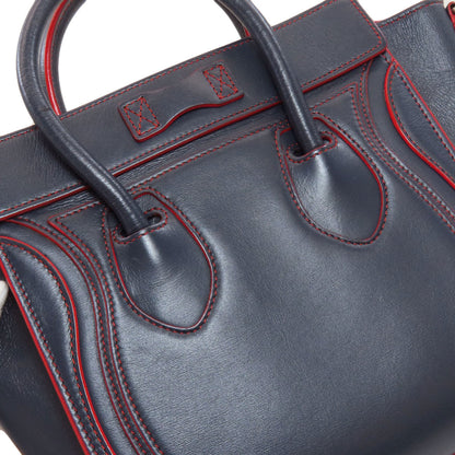CELINE Luggage nano 2 WAY Handbag Calf Ladies [Used]