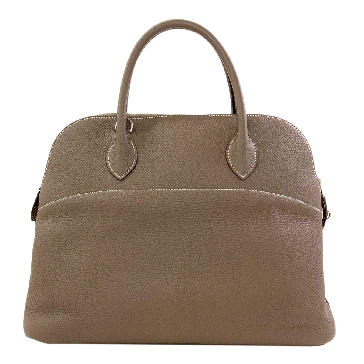 HERMES Bolide35 Etoupe SilverHardware Handbag Taurillon Clemence Ladies [Used]
