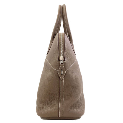 HERMES Bolide35 Etoupe SilverHardware Handbag Taurillon Clemence Ladies [Used]