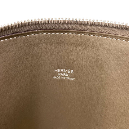 HERMES Bolide35 Etoupe SilverHardware Handbag Taurillon Clemence Ladies [Used]