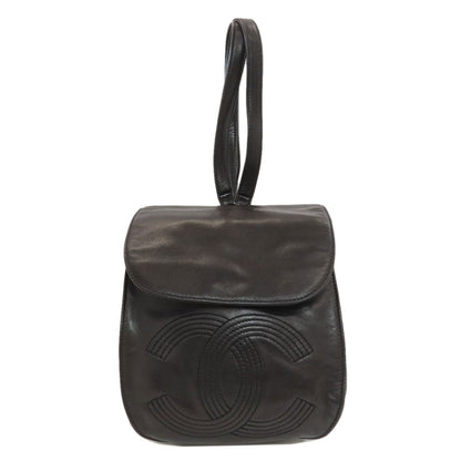 CHANEL COCO Mark SilverHardware Backpack Â· Daypack Lambskin Ladies [Used]