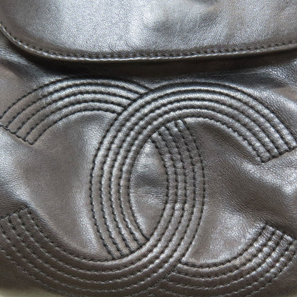 CHANEL COCO Mark SilverHardware Backpack Â· Daypack Lambskin Ladies [Used]