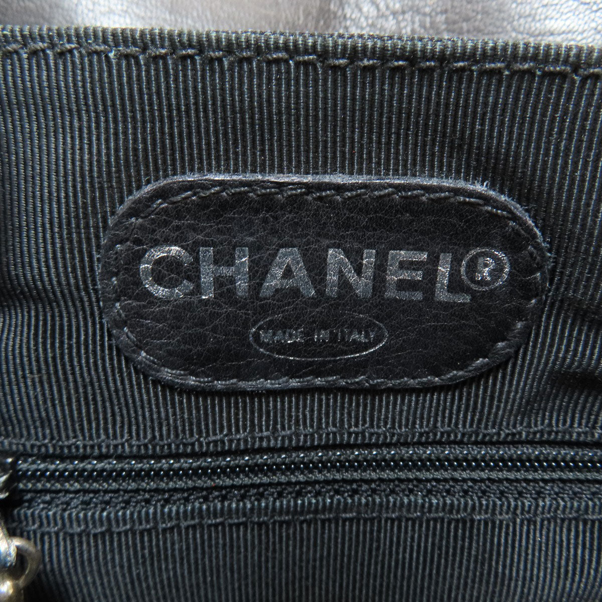 CHANEL COCO Mark SilverHardware Backpack Â· Daypack Lambskin Ladies [Used]