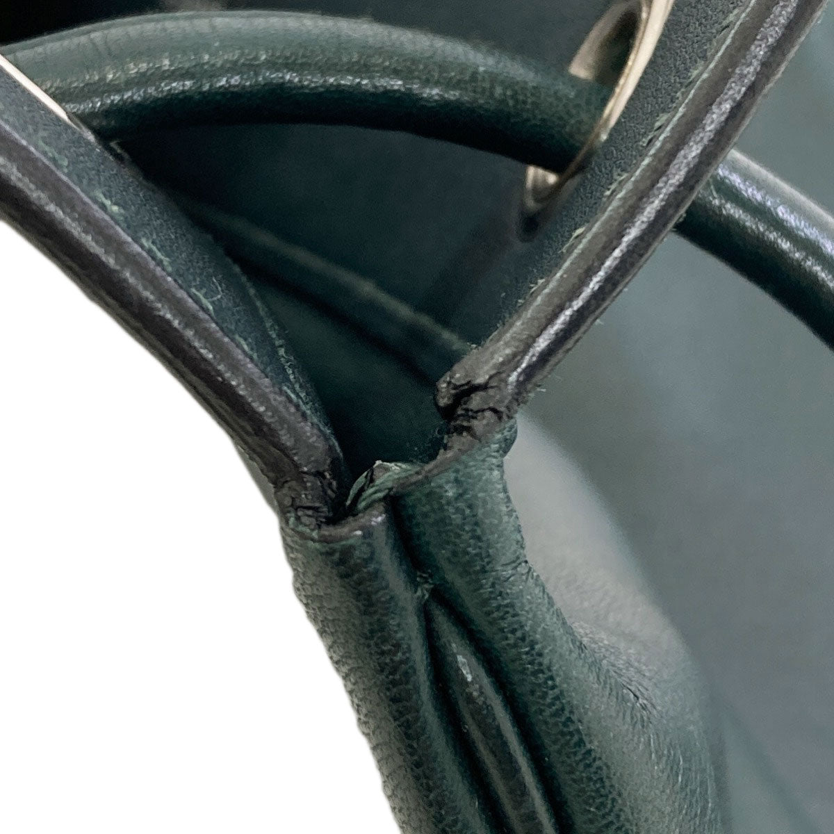 HERMES Aline Mini Vert Cypress SilverHardware Shoulder Bag Swift Ladies [Used]