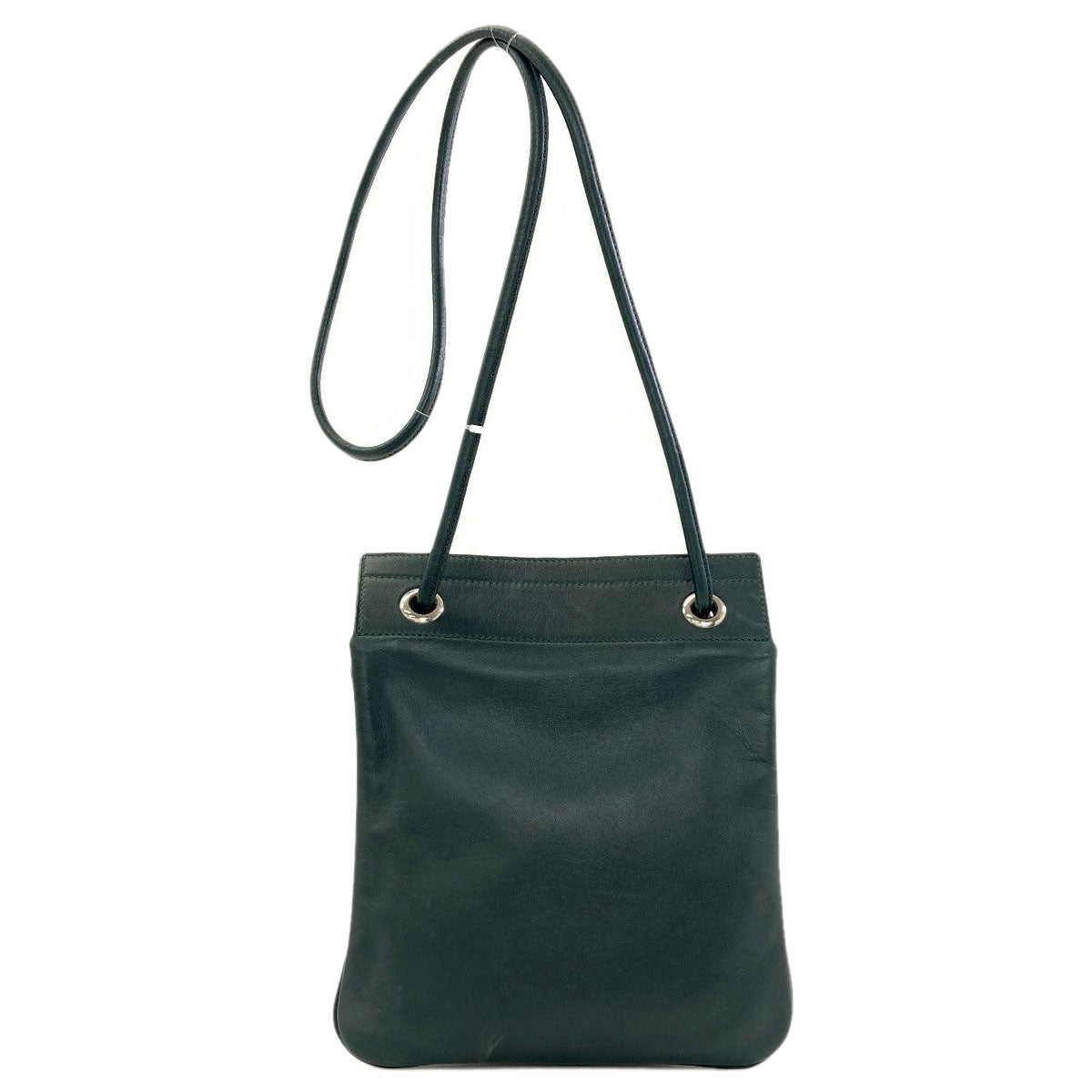 HERMES Aline Mini Vert Cypress SilverHardware Shoulder Bag Swift Ladies [Used]