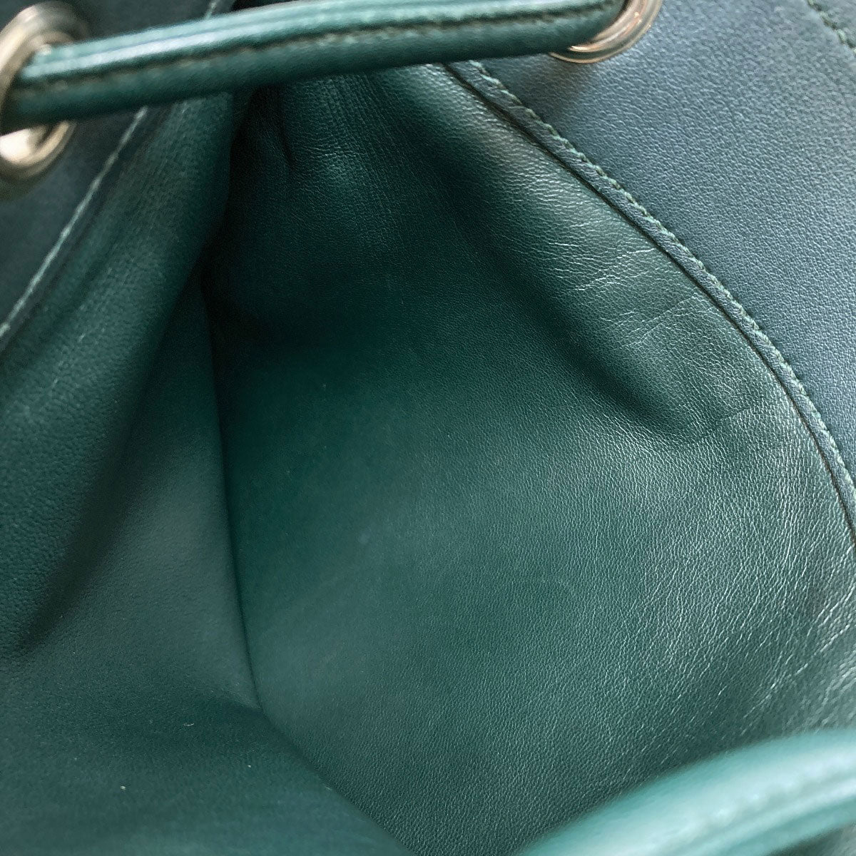 HERMES Aline Mini Vert Cypress SilverHardware Shoulder Bag Swift Ladies [Used]