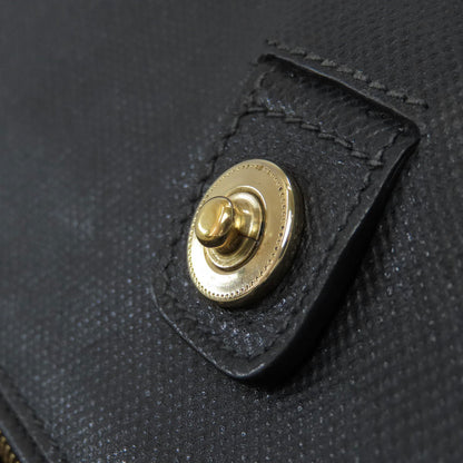 PRADA Logo Hardware Tote Bag Canvas LeatherLadies [Used]