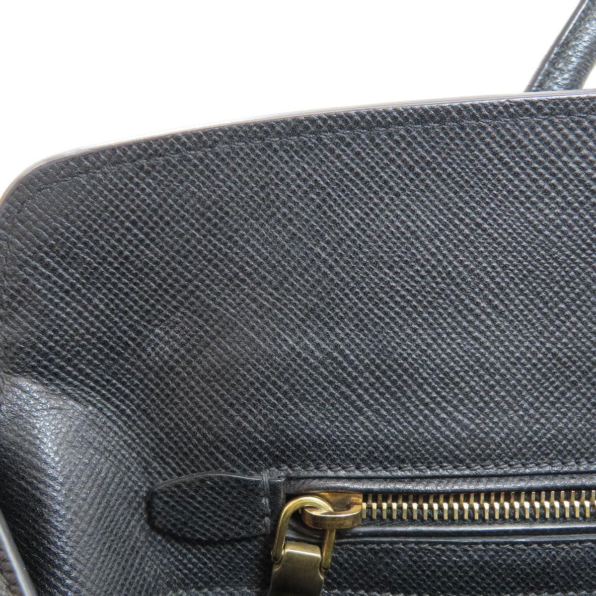 PRADA Logo Hardware Tote Bag Canvas LeatherLadies [Used]