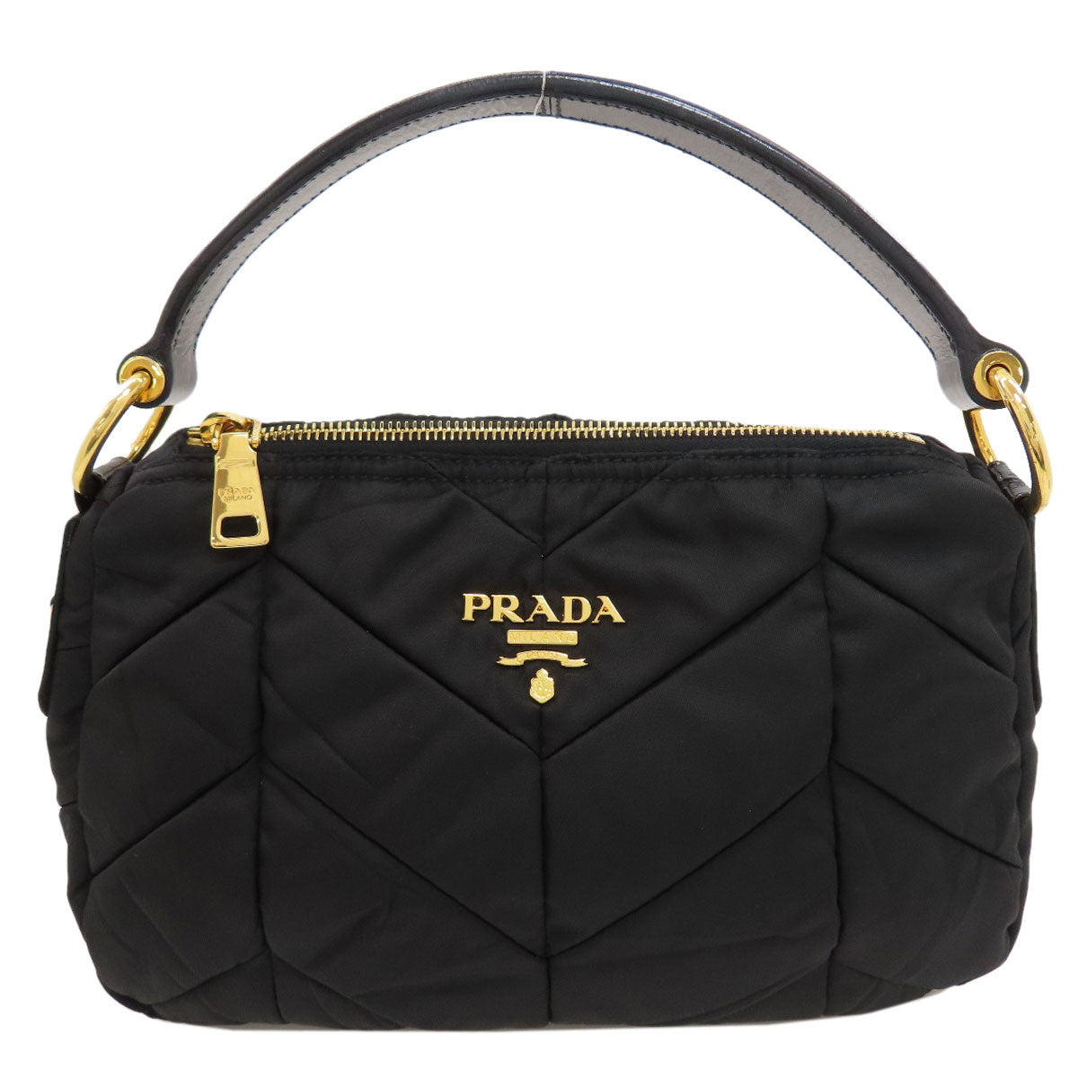 PRADA BR3807 quilting Handbag Nylon Ladies [Used]