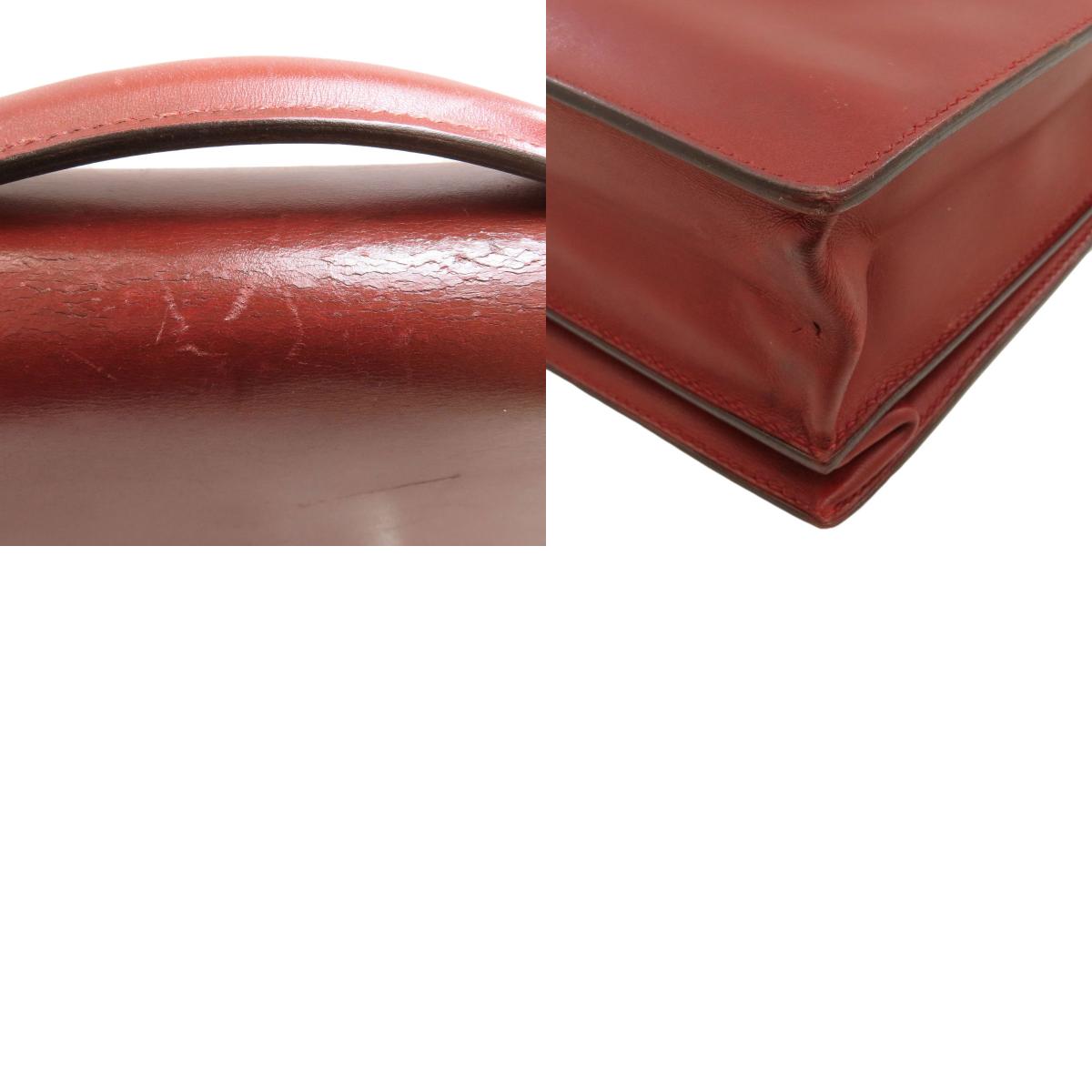 HERMES Sac à Dépêches SilverHardware Business bag Box calf mens [Used]