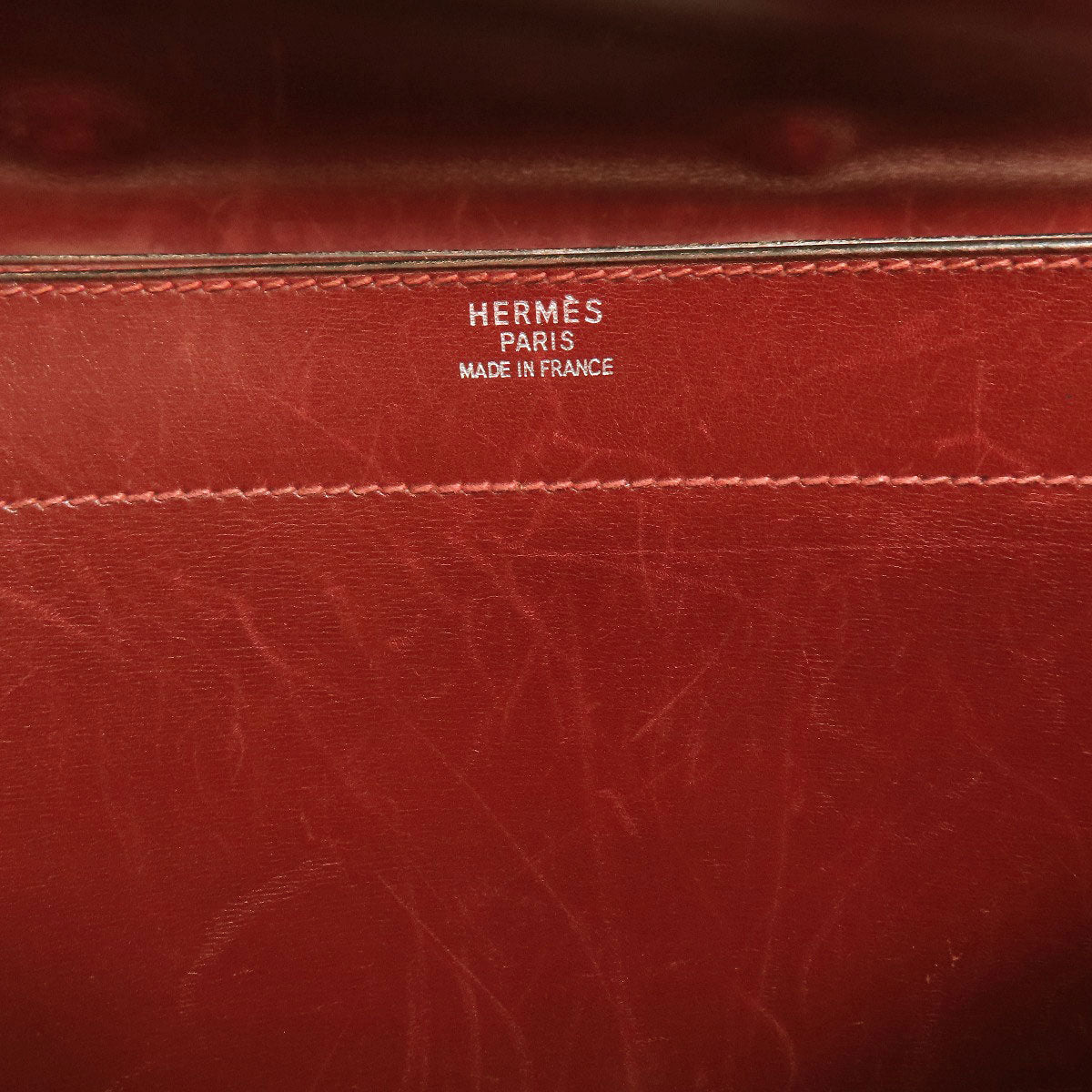 HERMES Sac à Dépêches SilverHardware Business bag Box calf mens [Used]